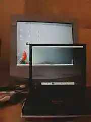 Picture of transparent laptop I mailed
