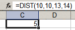 Example of a user-defined function in Excel