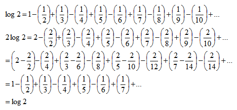 Proof that 1=2 using non-absolutely convergent series