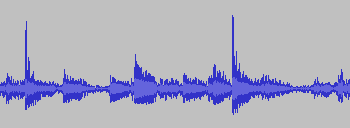 Sound wave diagram of another guitar